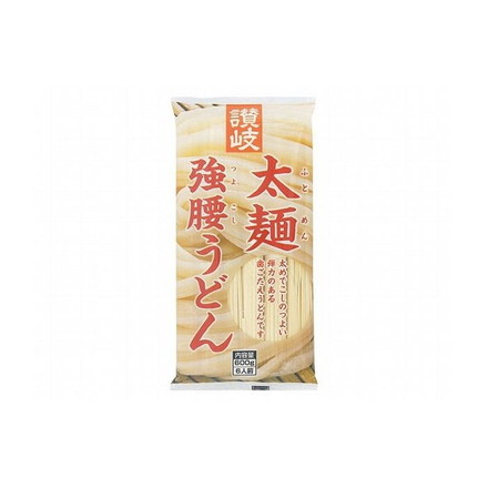 【20個セット】 さぬきシセイ 讃岐 太麺強腰うどん 600g x20コ