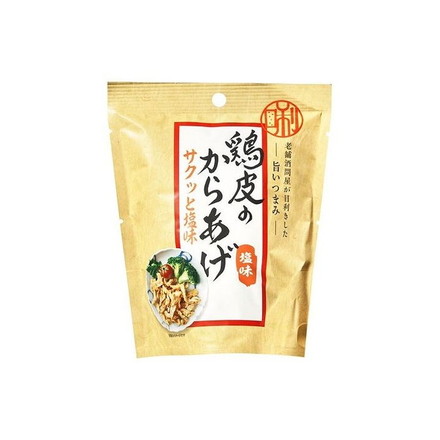 【12個セット】 日本橋菓房 老舗酒問屋が目利きした旨いつまみ 鶏皮のからあげ 塩味 25g x12 セット まとめ売り セット販売 お徳用 おまとめ品