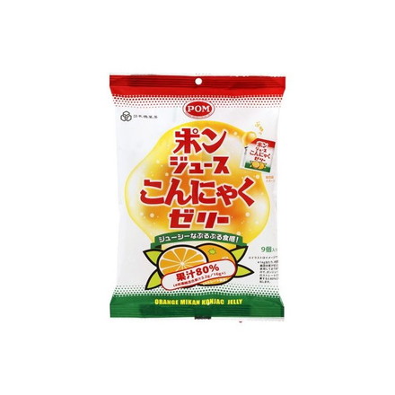 【単品15個セット】 日本橋菓房 ポンジュースこんにゃくゼリー 144g