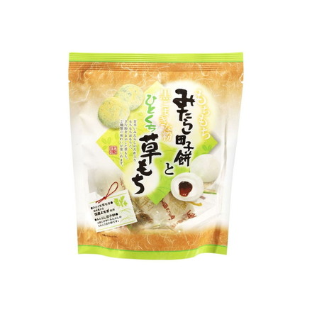 【単品12個セット】 日本橋菓房 みたらし団子餅とひとくち草もち 178g