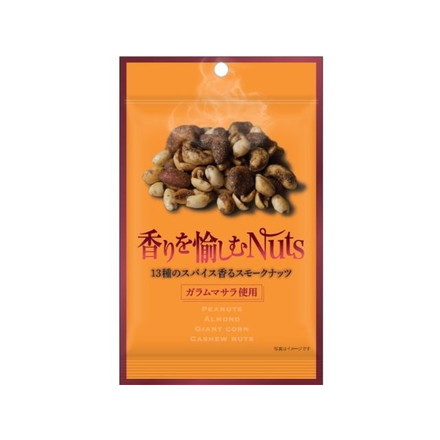 【単品10個セット】 日本橋菓房 NihonbashiBar 香りを愉しむNuts 13種のスパイス香るスモークナッツ 62g