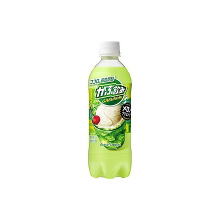 【まとめ買い】 ポッカサッポロ がぶ飲み メロンクリームソーダ 500ml x24個セット 食品 業務用 大量 まとめ セット セット売り
