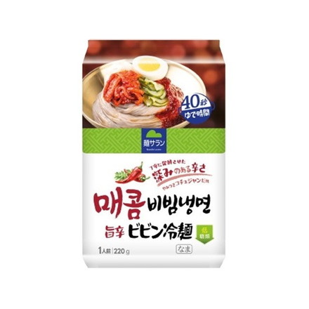 【単品24個セット】 麺サラン 旨辛ビビン冷麺 220g