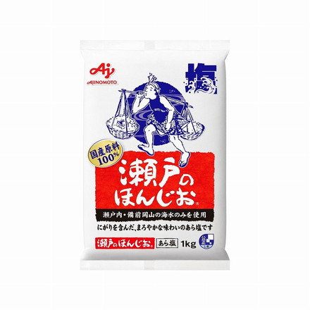 【まとめ買い】 味の素 瀬戸の本塩 袋 1Kg x10個セット 食品 業務用 大量 まとめ セット セット売り