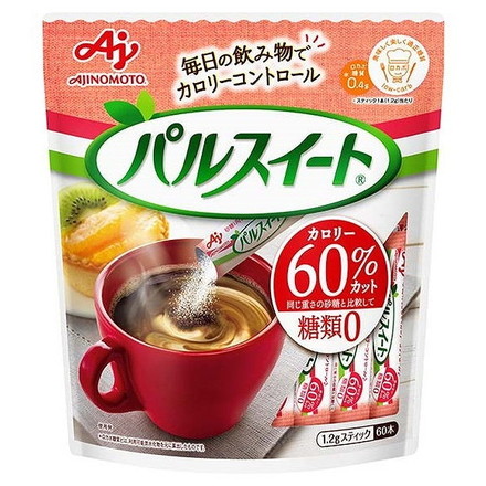 【まとめ買い】 味の素 パルスイート スティック 1.2X60 x10個セット 食品 業務用 大量 まとめ セット セット売り