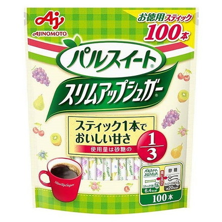 【まとめ買い】 味の素 スリムアップシュガー スティック 100本 x10個セット 食品 業務用 大量 まとめ セット セット売り