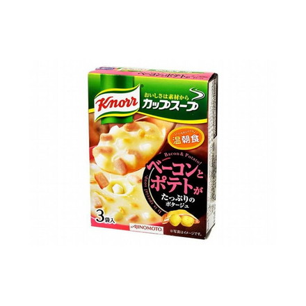 【まとめ買い】 クノール カップスープ ベーコンポテトポタ 3袋 x10個セット 食品 業務用 大量 まとめ セット セット売り