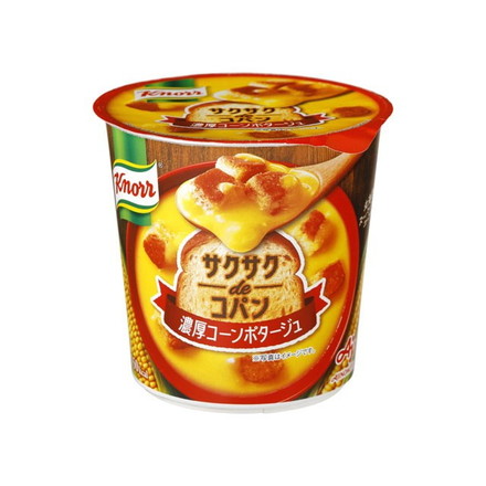 【単品6個セット】 味の素 クノール サクサクdeコパン 濃厚コーンポタージュ 33.6