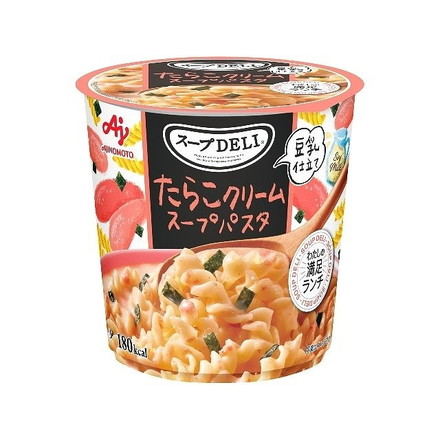 【単品6個セット】 味の素 クノールスープDELI たらこクリームスープパスタ 豆乳仕立て 44.2gx6 まとめ買い まとめ売り お徳用 大容量 セット販売