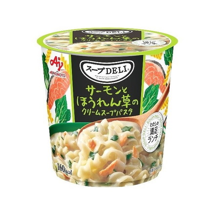 【単品6個セット】 味の素 クノールスープDELI サーモンほうれん草クリームスープパスタ 39gx6 まとめ買い まとめ売り お徳用 大容量 セット販売