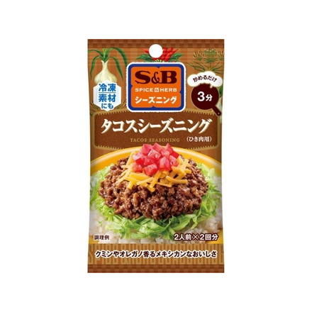 【単品10個セット】 S&B エスビー シーズニング タコス 8gX2袋