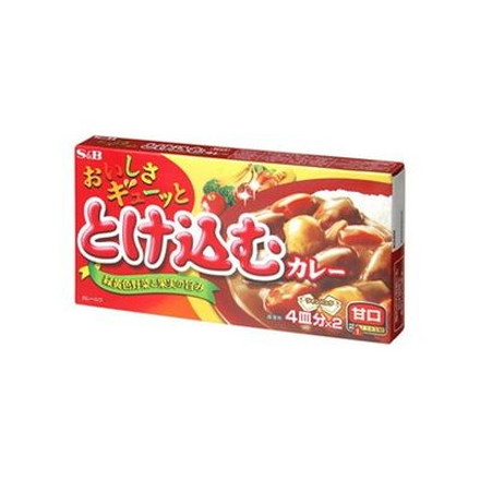 【10個セット】 S&B エスビー おいしさギューッととけ込カレー甘口 140g x10