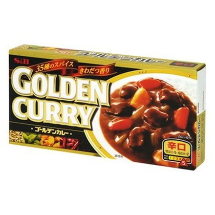 【10個セット】 S&B エスビー ゴールデンカレー 辛口 198g x10