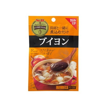 S&B エスビー カレープラス ブイヨン 20gX2袋 x10 10個セット