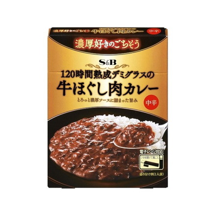 【単品6個セット】 S&B エスビー 濃厚好きごちそう牛ほぐし肉カレー 150g