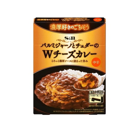 【単品6個セット】 S&B エスビー 濃厚好きのごちそうWチーズカレー 150g