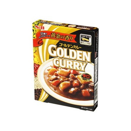 S&B エスビー ゴールデンカレーレトルト 辛口 200g x5 5個セット