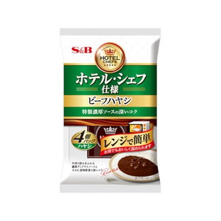 S&B ホテルシェフ仕様 ビーフハヤシ4個 520g x8 8個セット