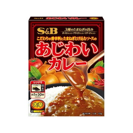 S&B あじわいカレー 大辛 170g x6 6個セット