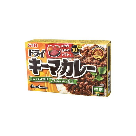 【単品6個セット】 S&B ドライキーマカレー 中辛 100g
