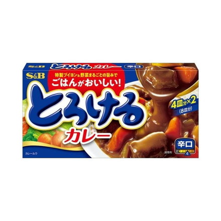 【単品60個セット】 S&B とろけるカレー 辛口 144g