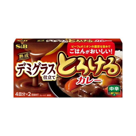 【単品60個セット】 S&B とろけるカレー デミグラス仕立て 140g