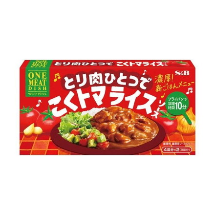 【単品60個セット】 S&B ワンミートディッシュ こくトマライスソース 172g