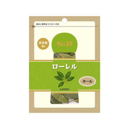 【単品10個セット】 S&B ローレル ホール 袋入り 4g