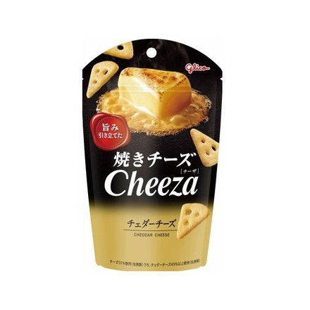 【単品10個セット】 グリコ チーザ チェダーチーズ 32g
