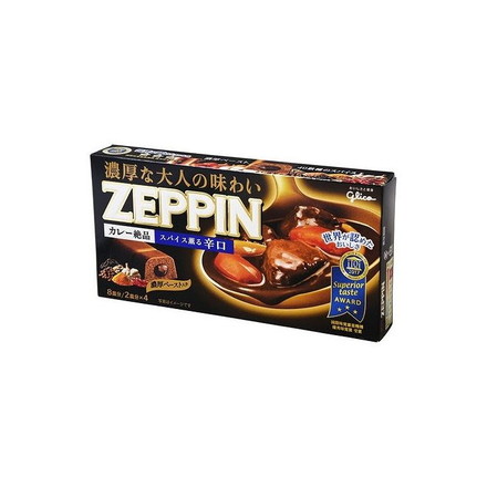 【10個セット】 グリコ カレーZEPPIN 辛口ブラック 175g x10 まとめ売り セット販売 お徳用 おまとめ品
