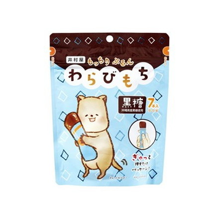 井村屋 もっちりぷるんわらびもち 黒糖 105g x8 8個セット