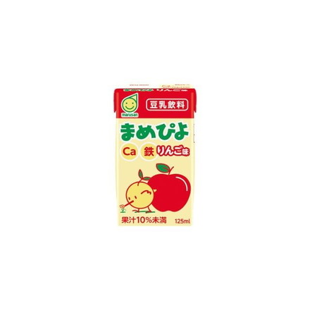 【単品24個セット】 マルサンアイ まめぴよ リンゴ味 紙 125ml