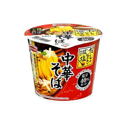 【12個セット】 エースコック だしの旨みで減塩中華そば カップ 43g x12 まとめ売り セット販売 お徳用 おまとめ品