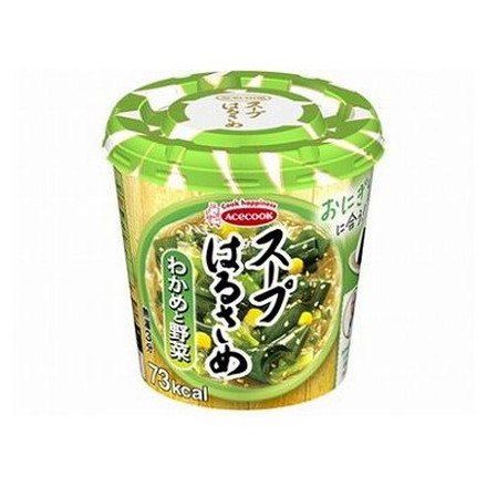 【6個セット】 エースコック スープはるさめわかめと野菜 21g x6