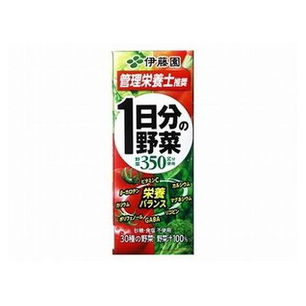 【12個セット】 伊藤園 1日分の野菜 紙 200ml x12
