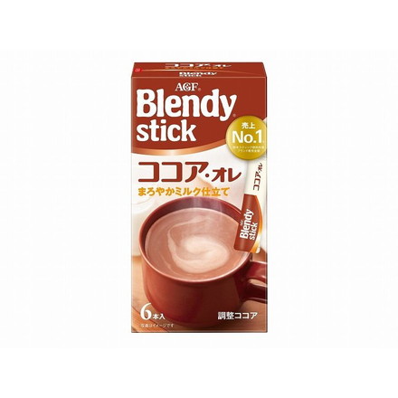 【6個セット】 AGF ブレンディ スティック ココアオレ 6本 x6