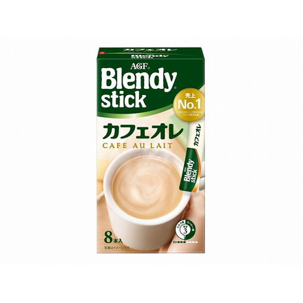【6個セット】 AGF ブレンディ スティック カフェオレ 8本 x6