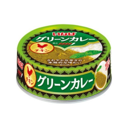【単品24個セット】 いなば ミニ グリーンカレー チキン 75g