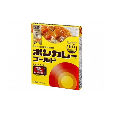 【10個セット】 大塚食品 ボンカレーゴールド 甘口 180g x10コ