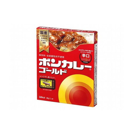【10個セット】 大塚食品 ボンカレーゴールド 辛口 180g x10コ
