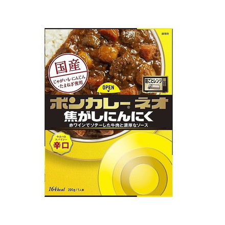 【単品5個セット】 ボンカレーネオ 焦がしにんにくみつきスパイシー 辛口 200gx5 まとめ買い まとめ売り お徳用 大容量 セット販売