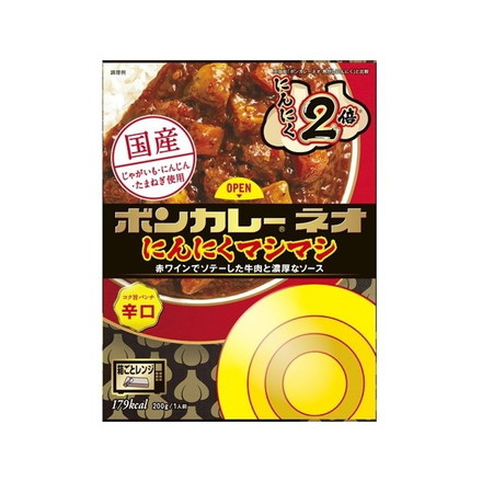【単品5個セット】 大塚食品 ボンカレーネオ にんにくコク旨辛口 200g