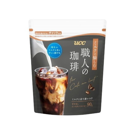 【単品12個セット】 UCC 職人珈琲 ミルク愉しむインスタントコーヒー袋 95g