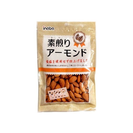 【単品10個セット】 稲葉ピーナツ 素煎りアーモンド 92g