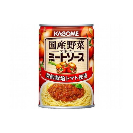 【12個セット】 カゴメ 国産野菜で作った ミートソース 295g x12コ