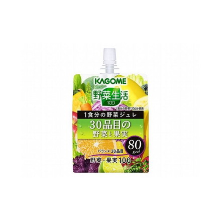 【まとめ買い】 カゴメ 野菜生活ジュレ30品目の野菜果実 180g x30個セット 食品 セット セット販売 まとめ