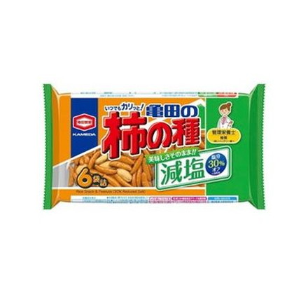 【12個セット】 亀田製菓 減塩 亀田の柿の種 164g x12