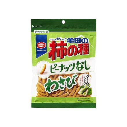 【単品12個セット】 亀田製菓 亀田の柿の種 ピーナッツなしわさび 91gx12 まとめ買い まとめ売り お徳用 大容量 セット販売