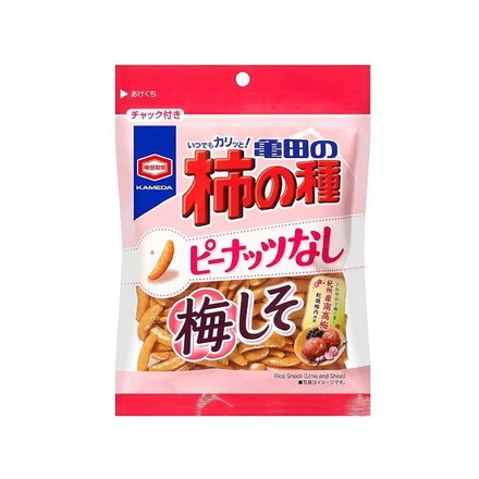 【単品12個セット】 亀田製菓 亀田の柿の種 ピーナッツなし梅しそ 91gx12 まとめ買い まとめ売り お徳用 大容量 セット販売