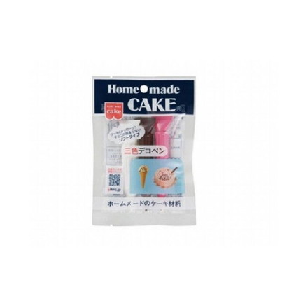 【まとめ買い】 共立食品 ホームメイド 三色デコペン ソフトタイプ 10gx3本 x5個セット 食品 セット セット販売 まとめ